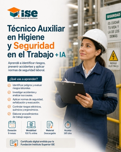 Técnico Auxiliar en Higiene y Seguridad en el Trabajo + IA