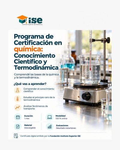 Programa de Certificación en química: Conocimiento Científico y Termodinámica