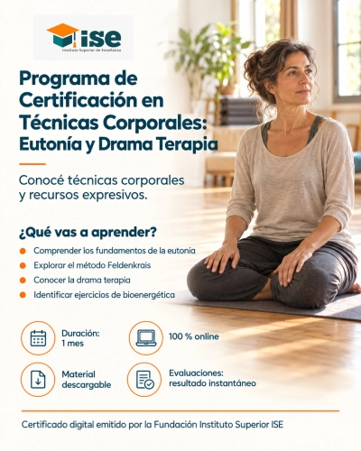Programa de Certificación en Técnicas Corporales: Eutonía y Drama Terapia