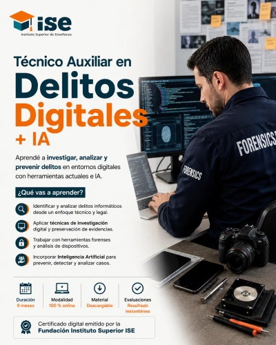 Técnico Auxiliar en Delitos Digitales + IA