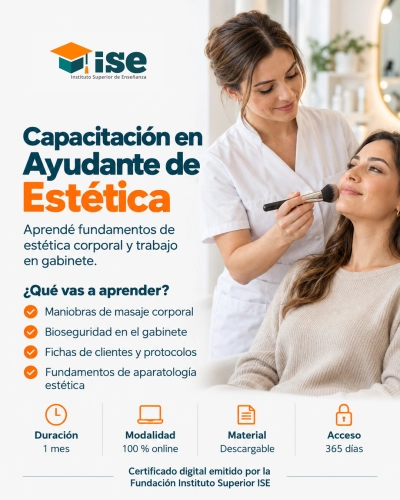 Capacitación en Ayudante de Estética