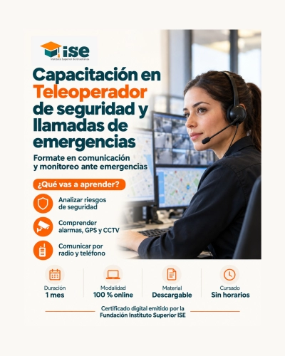 Capacitación en Teleoperador de seguridad y llamadas de emergencias
