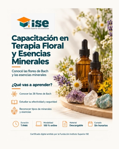 Capacitación en Terapia Floral y Esencias Minerales