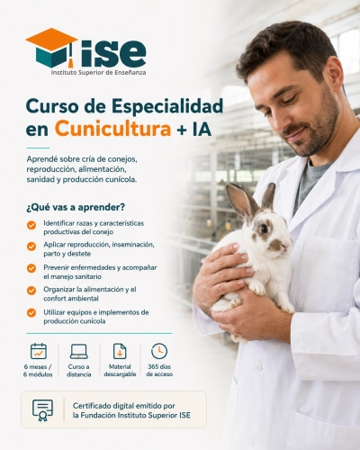 Curso de Especialidad en Cunicultura + IA