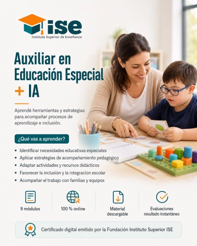 Auxiliar en Educación Especial + IA