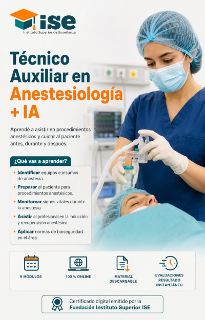 Técnico Auxiliar en Anestesiología + IA