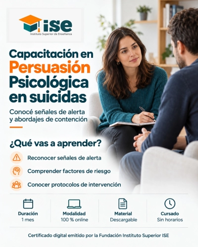 Capacitación en Persuasión Psicológica en suicidas