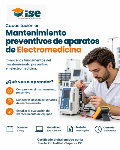 Capacitación en Mantenimiento preventivos de aparatos de Electromedicina