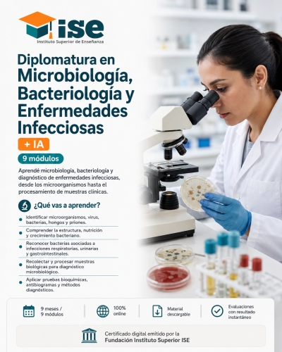 Diplomatura en Microbiología, Bacteriología y Enfermedades Infecciosas + IA