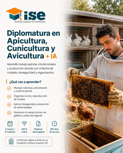Diplomatura en Apicultura, Cunicultura y Avicultura + IA
