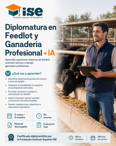 Diplomatura en Feedlot y Ganadería Profesional + IA