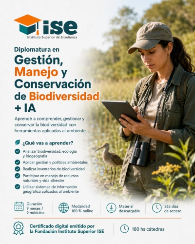 Diplomatura en Gestión, Manejo y Conservación de Biodiversidad + IA