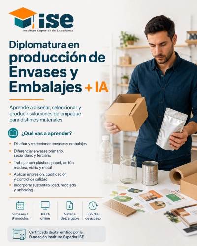 Diplomatura en producción de Envases y Embalajes + IA