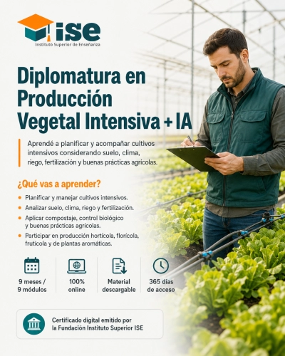 Diplomatura en Producción Vegetal Intensiva + IA