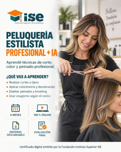 Peluquería Estilista Profesional + IA