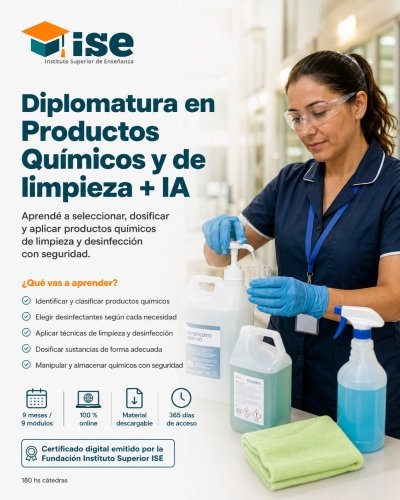 Diplomatura en Productos Químicos y de limpieza + IA