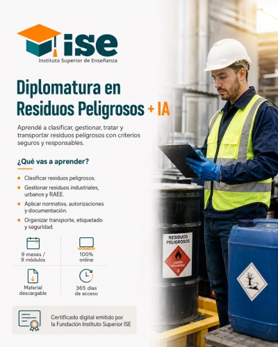 Diplomatura en Residuos Peligrosos + IA