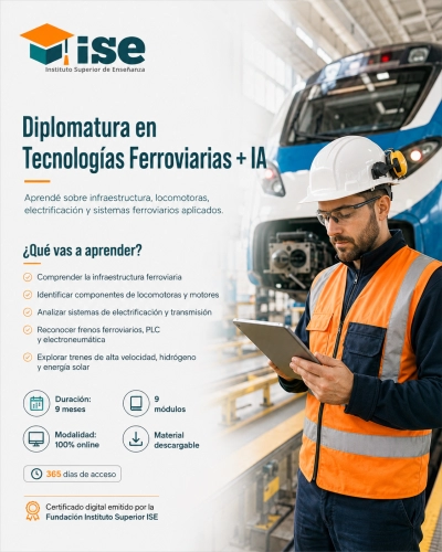 Diplomatura en Tecnologías Ferroviarias + IA