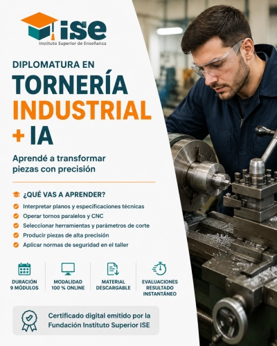 Diplomatura en Tornería Industrial + IA