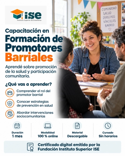 Capacitación en Formación de Promotores Barriales