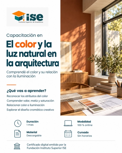 Capacitación en El color y la luz natural en la arquitectura