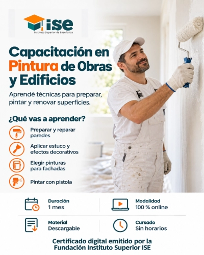 Capacitación en Pintura de Obras y Edificios