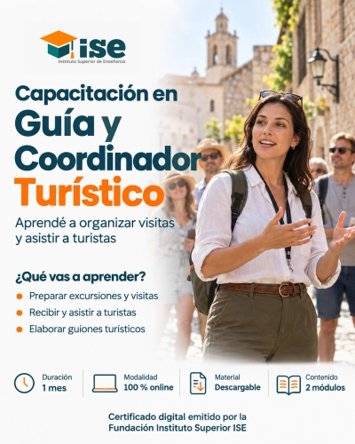 Capacitación en Guía y Coordinador Turístico